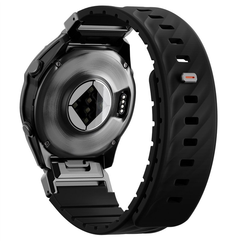 Remienok Uniq Fluo magnetický na Garmin SmartWatch Quick Release/QuickFit 22mm - čierny