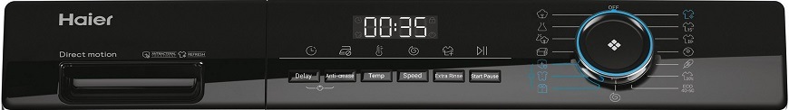 Práčka Haier HW90-B14939S8-S antracitová farba Práčka Haier HW90-B14939S8-S antracitová farba