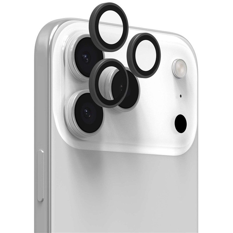 Tvrdené sklo ZAGG Invisible Shield Premium GL (CameraRings) na Apple iPhone 17 Pro/17 Pro Max/16 Pro/16 Pro Max/15 Pro/15 Pro Max - strieborné