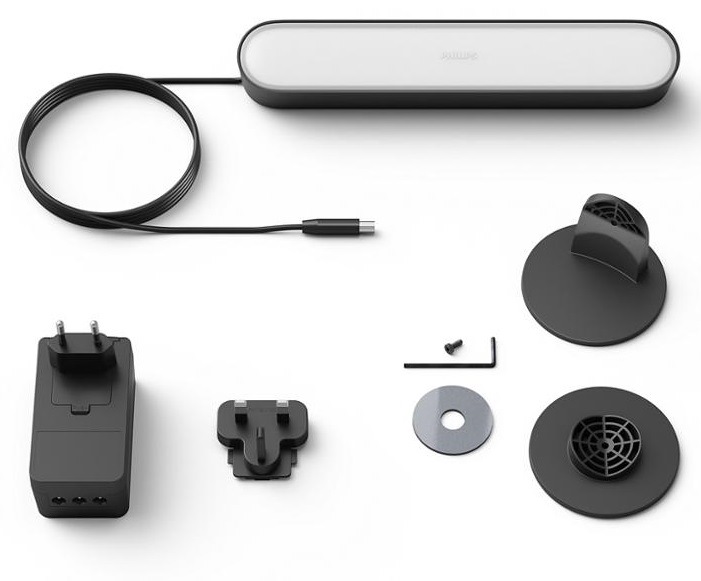 Stolové svietidlo Philips Hue Play White and Color Ambiance Single Pack čierne