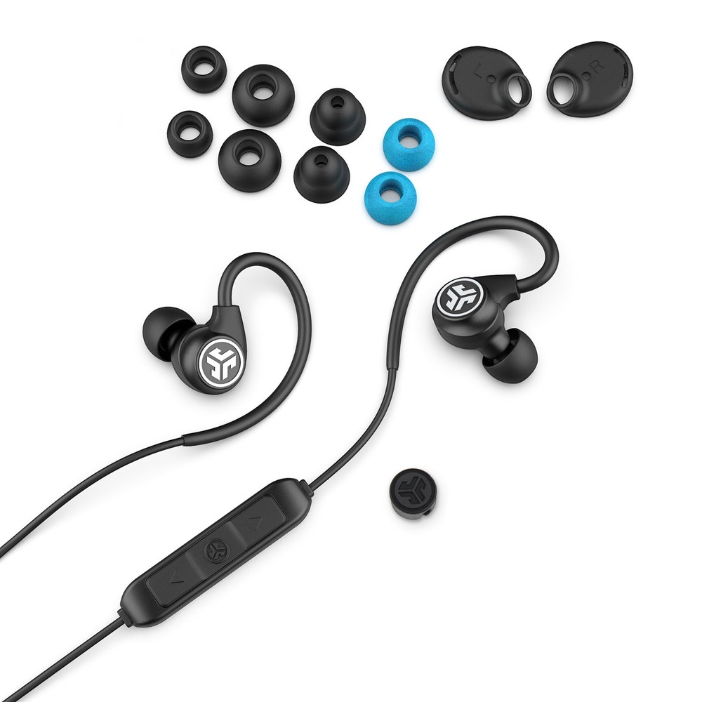 Slúchadlá JLab Fit Sport 3 Wireless Fitness čierna JLab Fit Sport 3 Wireless Fitness Earbuds