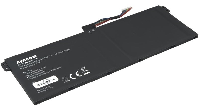 Batéria Avacom Acer Aspire A3 A315 Li-Pol 7,7V 4805mAh 37Wh