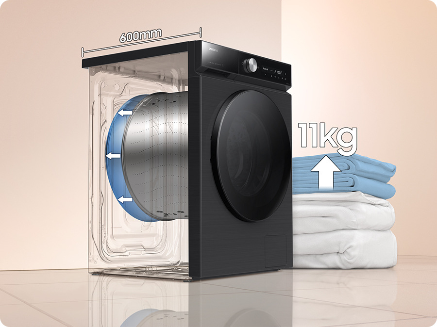 Práčka Samsung Bespoke WW11DB7B94GBU4 čierna Práčka Samsung Bespoke WW11DB7B94GBU4 čierna