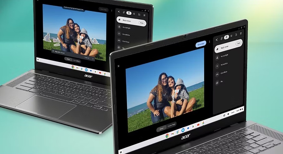 Notebook Acer Chromebook Plus 514 (CB514-5HT-34JB) sivý