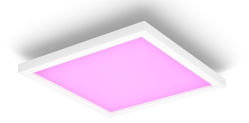 Celkový pohľad na stropné svietidlo Philips Surimu Hue