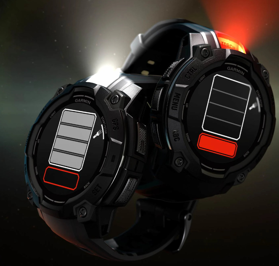 Garmin Instinct 3 majú vstavané svietidlo