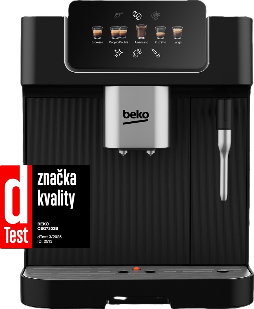Automatický kávovar Beko CEG7302 s ocenením dTest.