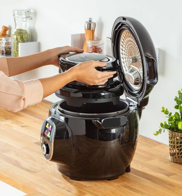 Pokrievka Tefal multifunkčný EY150830 Extra Crisp Lid čierna