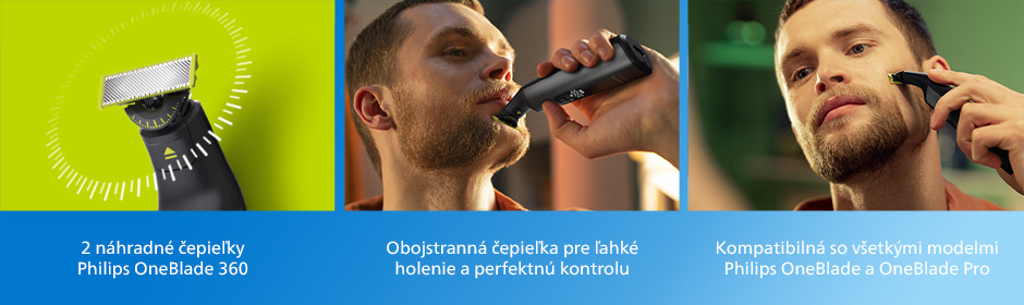 Zastrihávač fúzov Philips OneBlade Pro 360 QP6541/15