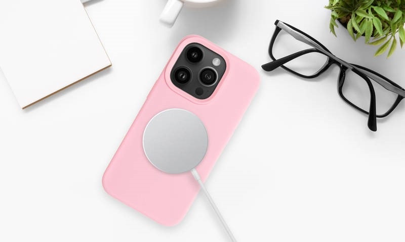 Kryt na mobil FIXED MagFlow s podporou MagSafe na Apple iPhone 14 Pro ružový Kryt na mobil FIXED MagFlow s podporou MagSafe na Apple iPhone 14 Pro ružový