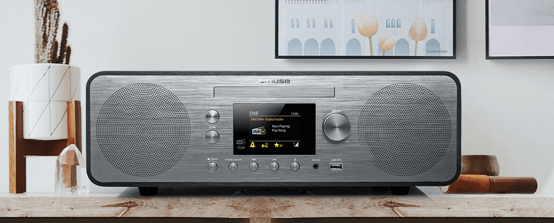 Mikro HiFi systém MUSE M-885 DBT čierny/strieborný