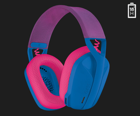 Headset Logitech Gaming G435 Lightspeed biely