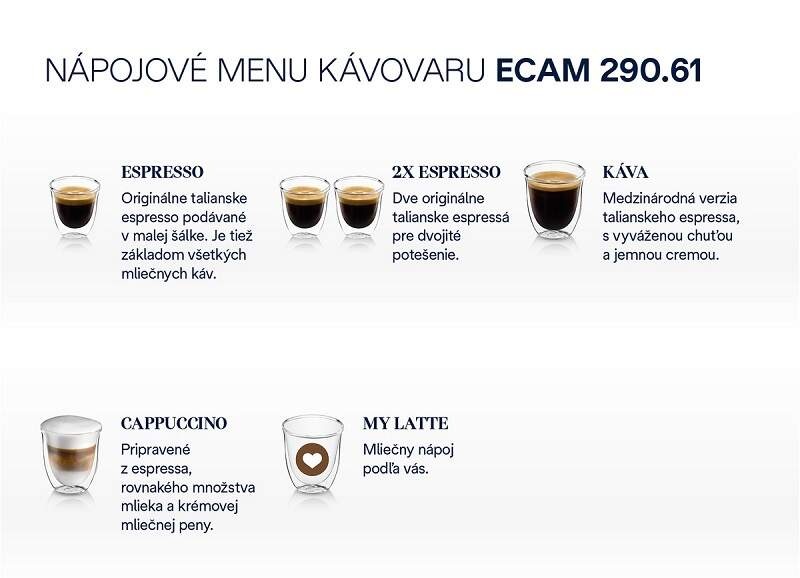 Espresso De'Longhi ECAM 290.61.B