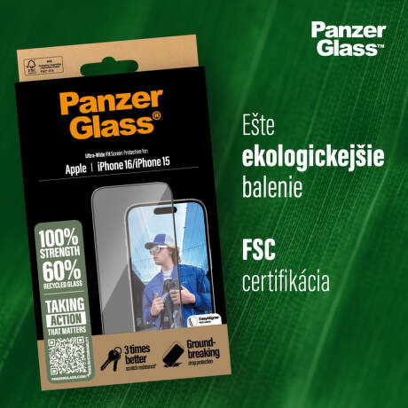Tvrdené sklo PanzerGlass na Apple iPhone 16e/14/13/13 Pro s inštalačným rámčekom Tvrdené sklo PanzerGlass na Apple iPhone 16e/14/13/13 Pro s inštalačným rámčekom