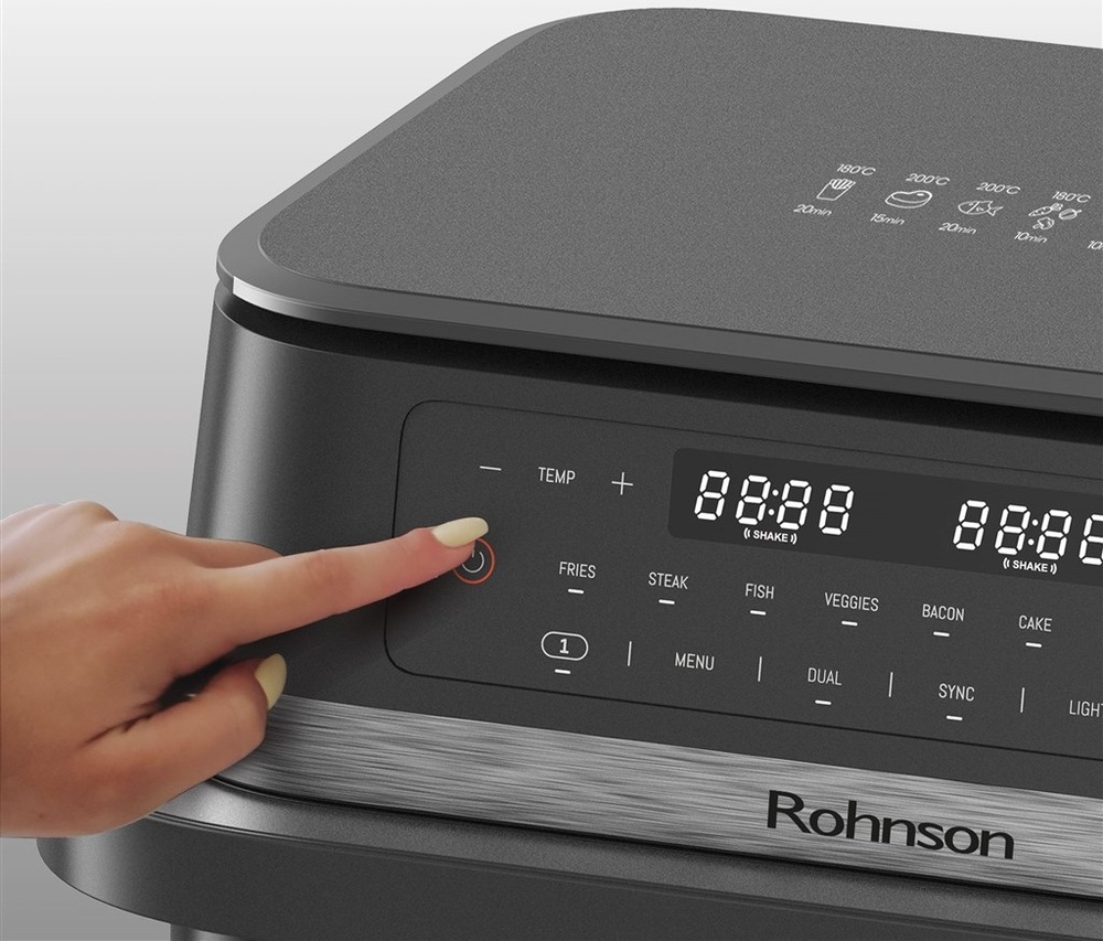 Fritéza teplovzdušná Rohnson R-2881, 11,5 l čierna Fritéza teplovzdušná Rohnson R-2881, 11,5 l čierna