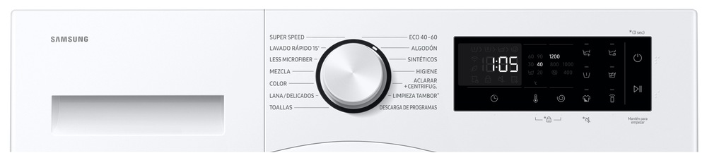 Ovládací panel práčky Samsung WW80FG5L32TELE