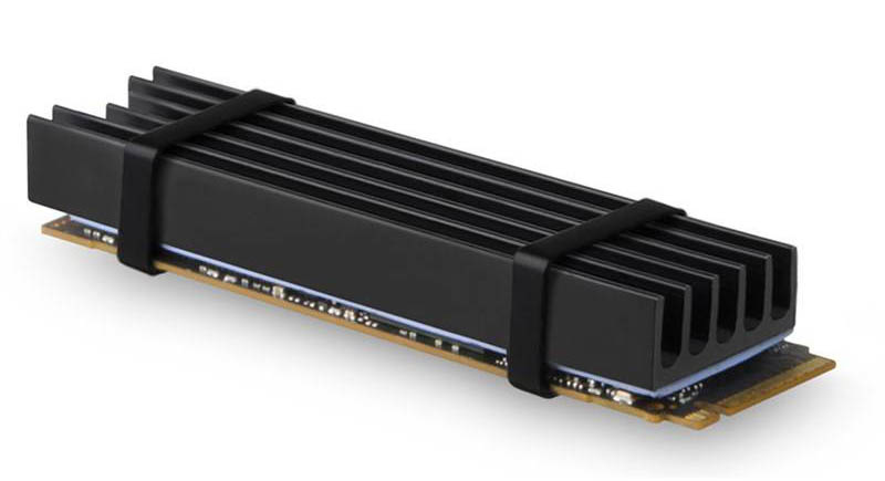 Chladič Axagon pre M.2 2280 SSD, výška 10 mm