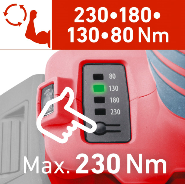 Doťahovák rázový Extol Premium 8891815 (bez baterie) Uťahovák rázový Extol Premium 8891815 (bez batérie)