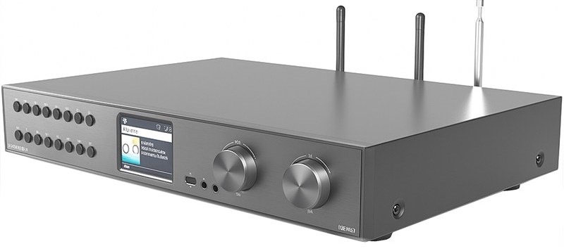 Telestar TOP 500 internetové rádio v čiernom Hi-Fi prevedení s TFT displejom a dvojicou ovládacích gombíkov