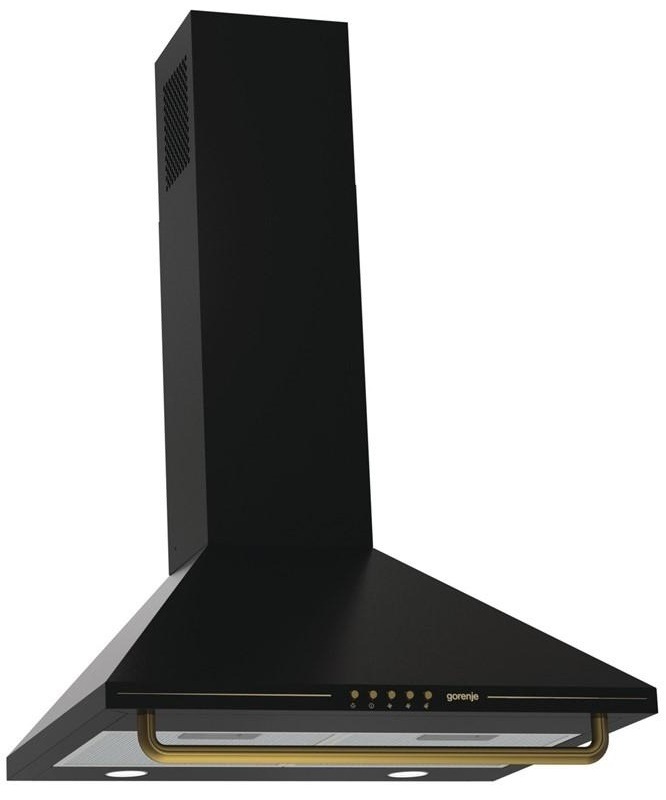 Komínový odsávač pár Gorenje WHC63CLB, čierna