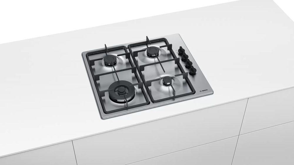 Plynová varná platňa Bosch Serie 2 PBH6B5B60 nerez Plynová varná platňa Bosch Serie 2 PBH6B5B60 nerez
