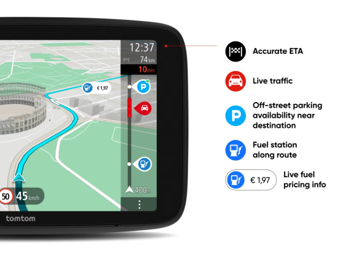 Navigačný systém GPS Tomtom GO Superior 7 čierny Navigačný systém GPS Tomtom GO Superior 7 čierny