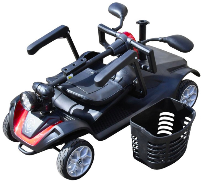 Elektrický vozík RACCEWAY SOLID vínový Elektrický štvorkolesový vozík RACCEWAY® SOLID, vínový