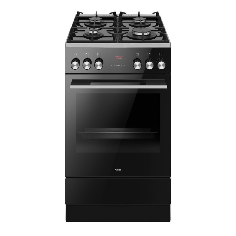 Kombinovaný sporák Amica SPS 510 ZBG PIZZA čierny Sporák K50 Amica SPS 510 ZBG PIZZA, čierna farba