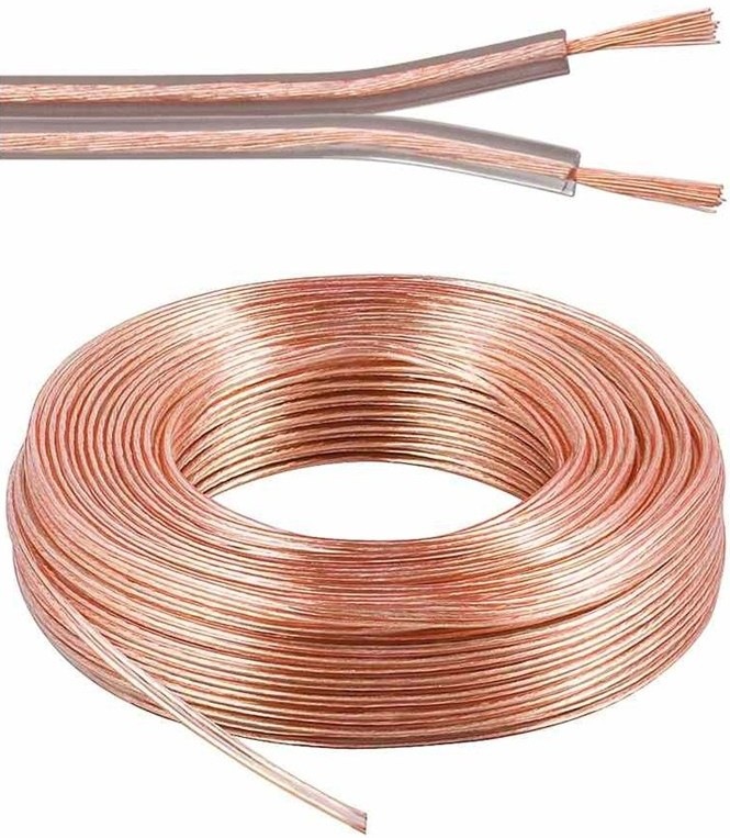 Reproduktorový kábel PremiumCord s priemerom 2×0,75mm s dĺžkou 10 m