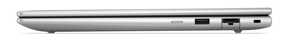 Notebook HP Elitebook 6 G2a 14" strieborný Zatvorený notebook HP Elitebook 6 G2a 14" z profilu