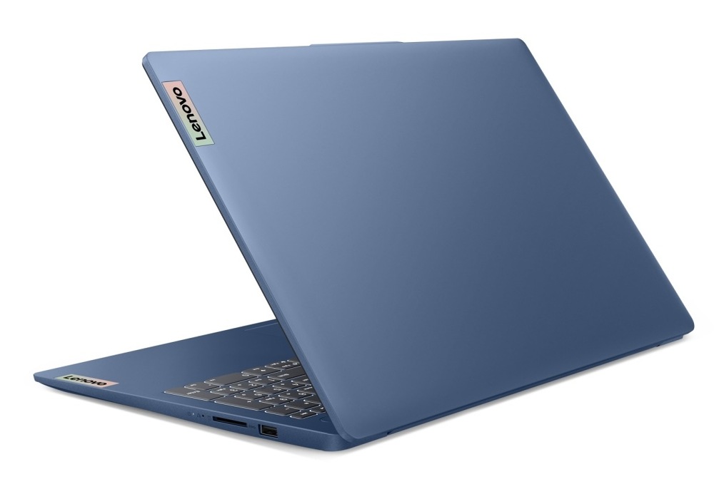Notebook Lenovo IdeaPad Slim 3 15AMN8 modrý U Lenovo notebooku z radu IdeaPad nájdete širokú ponuku portov od USB 3.2, USB-C cez HDMI až po kombinovaný konektor pre slúchadlá/mikrofón 3,5 mm jack a podporu pamäťových kariet.