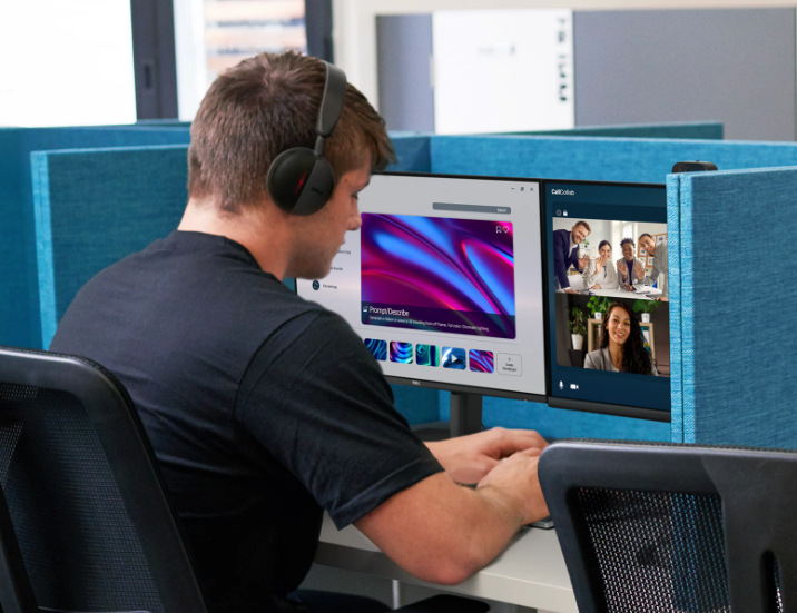 Dell Pro P2426HEB má plne nastaviteľný podstavec