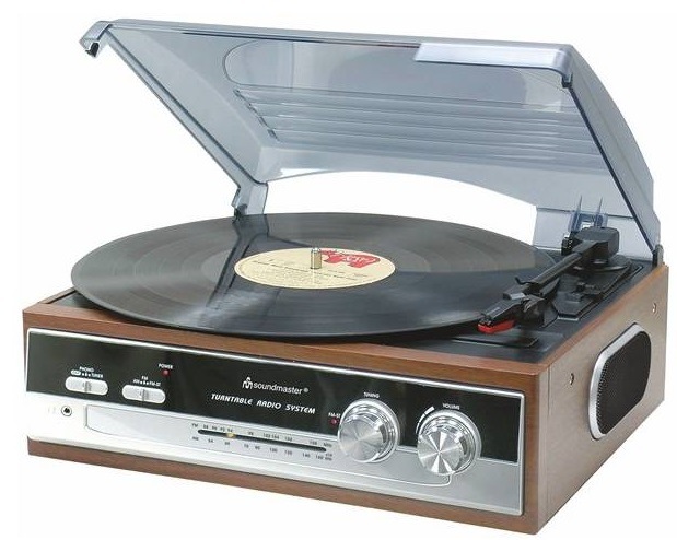 Gramofón Soundmaster PL186H hnedý