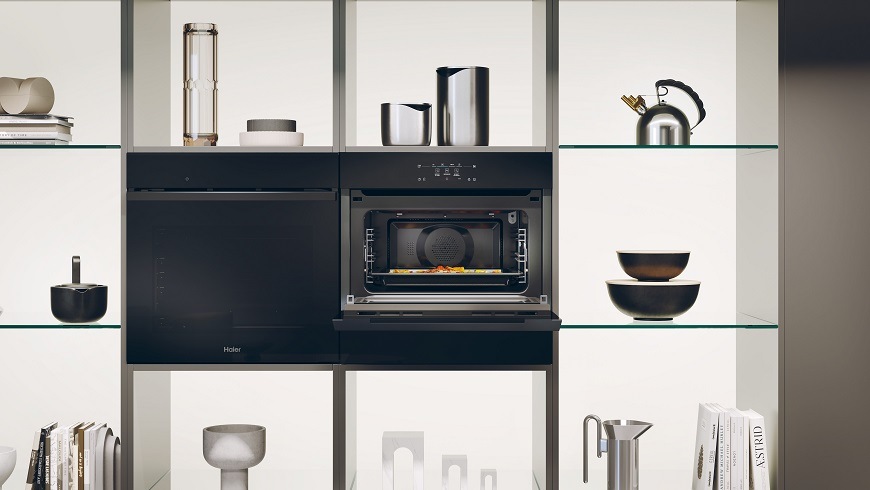 Rúra Haier H4MWID69C6NQB čierna/sklo Rúra Haier H4MWID69C6NQB čierna/sklo