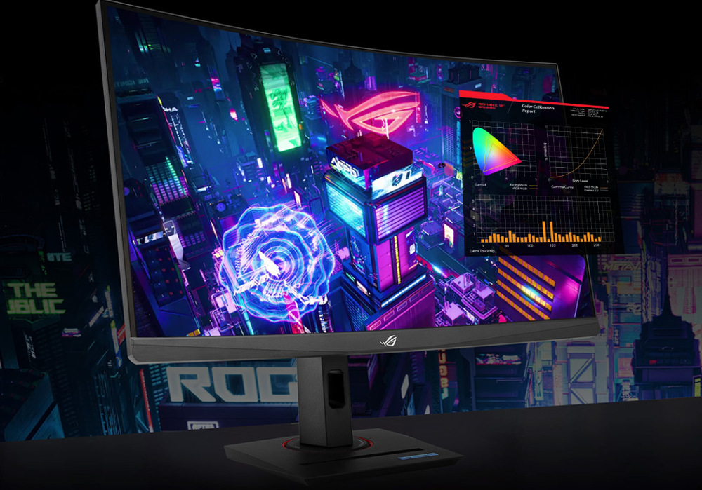 Herný monitor Asus ROG Strix XG32WCMS čierny