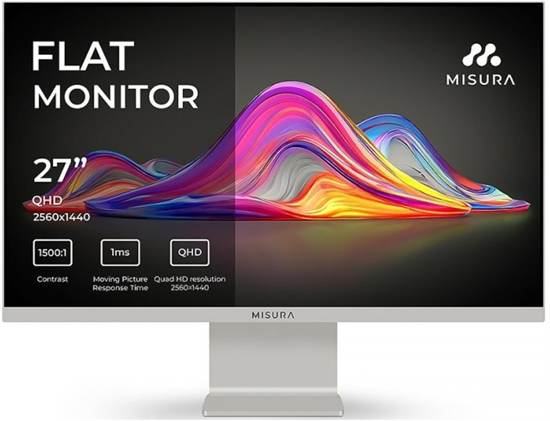 Monitor MISURA VIVA P26M2741QKAB01 27", LED podsvietenie, IPS panel, 1ms, 1500: 1, 350cd/m2, 2560 × 1440 WQHD