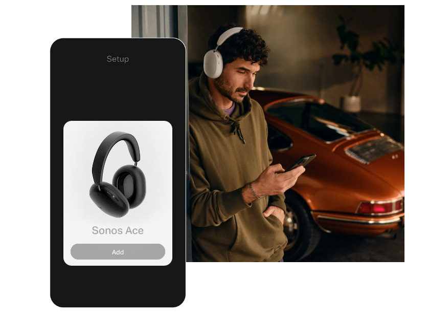 Slúchadlá SONOS Ace čierna