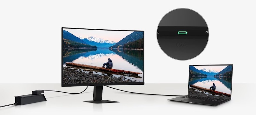 Monitor LG 24U421A-B čierny