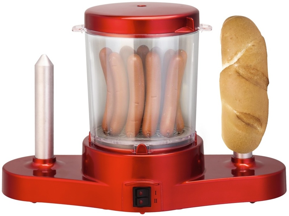 Hot dog Guzzanti GZ 462 červený Hot-dog Guzzanti GZ 462 s plnou nádobkou párka