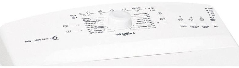 Práčka Whirlpool TDLR 5030L EU/N biela Přední panel