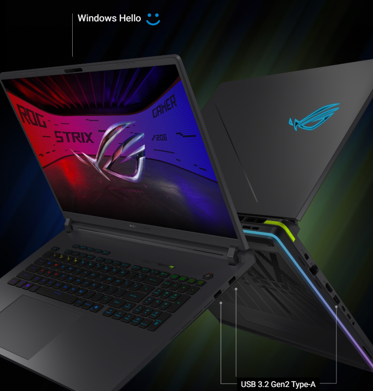 Notebook Asus ROG Strix G18 sivý
