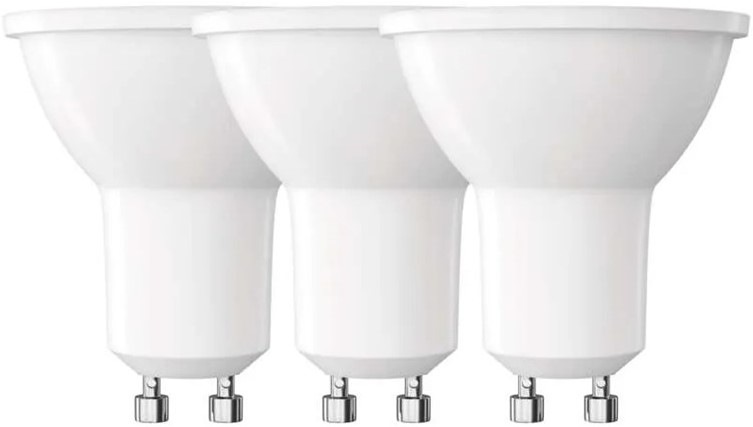 Žiarovka LED EMOS Classic MR16, GU10, 3W, teplá biela (3 ks)