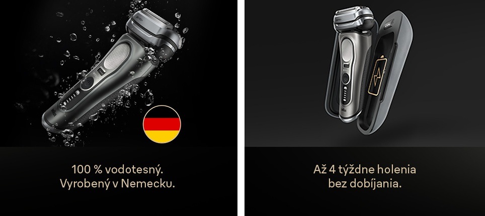 Holiaci strojček Braun Series 9 PRO+ 9625s sivý Holiaci strojček Braun Series 9 PRO+ 9625s