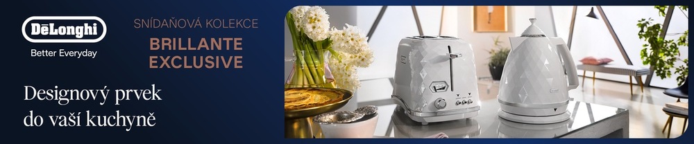 Rýchlovarná kanvica De'Longhi Brillante KBJX2001.W biela delonghi