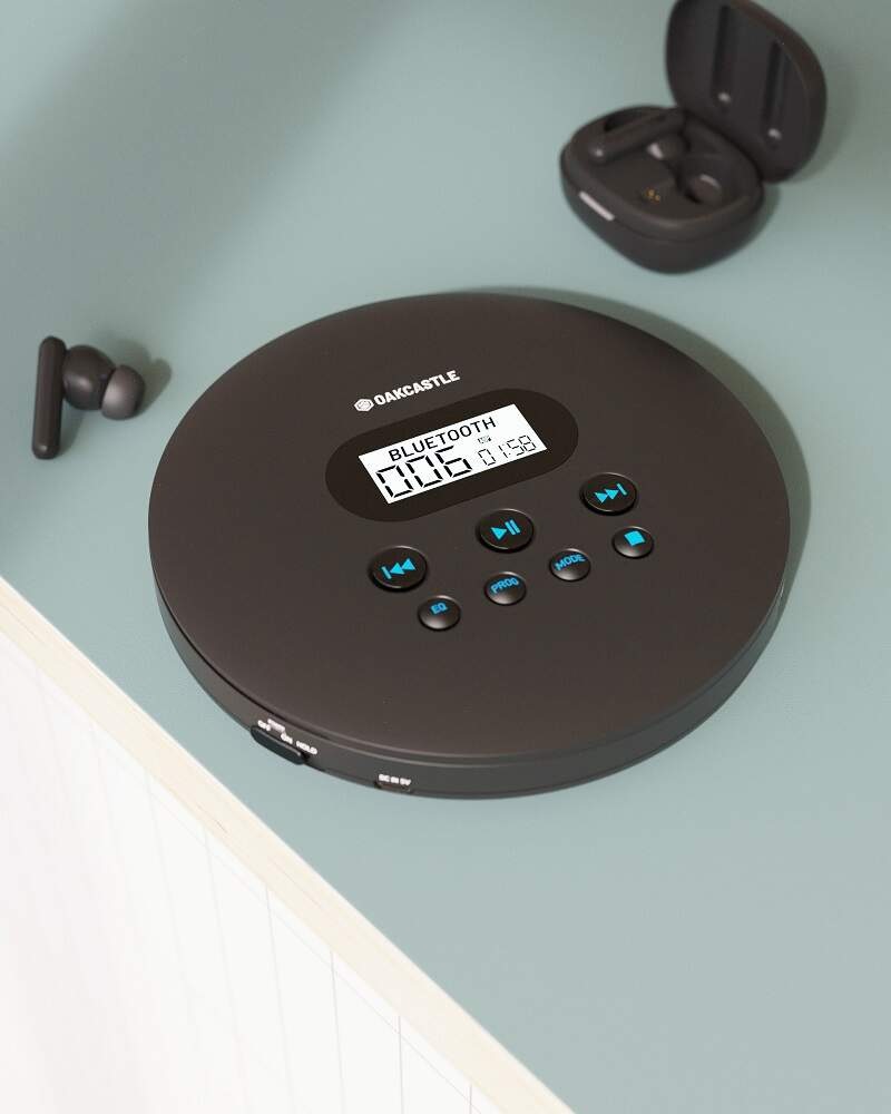 Discman Majority Oakcastle CD100 čierny Discman Majority Oakcastle CD100 čierny