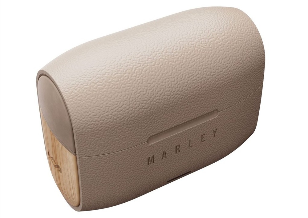 Slúchadlá Marley Trenchtown ANC béžová Béžové nabíjacie púzdro k slúchadlám Marley Trenchtown ANC