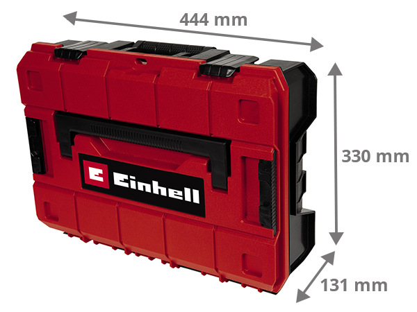 Kufor na náradie Einhell Expert E-Case S-F 4540020 Kufor Einhell E-Case S-F - detail odolnej konštrukcie a uzamykacieho systému.