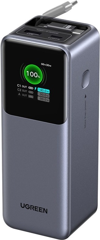 Powerbanka UGREEN Nexode, šedá farba