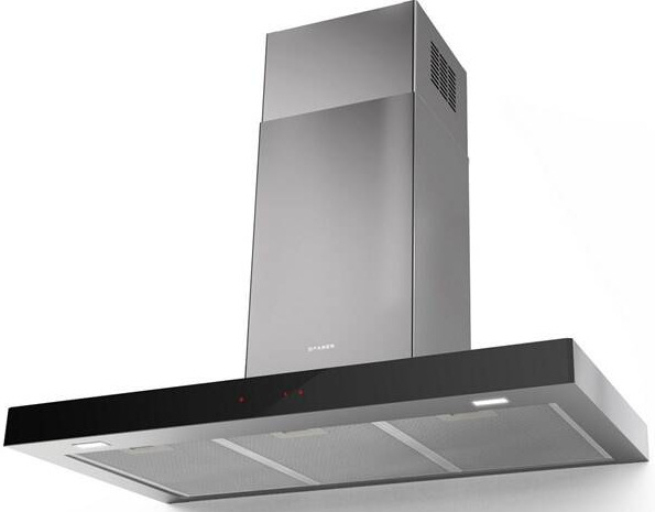 Odsávač pár Faber STILO GLASS SMART X/BK A60 nerez/sklo
