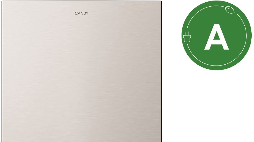 Chladnička s mrazničkou Candy CNCQ2T618AX nerez